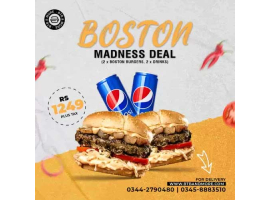 Boston Madness Deal For Rs.1249/- +Tax
